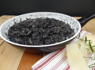 Black cuttlefish risotto
