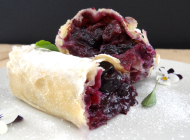 Blueberry strudel