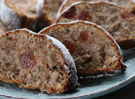 Quince and walnut cake