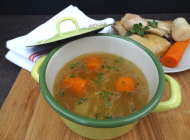 Home-made chicken soup