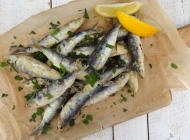 Fried sardines